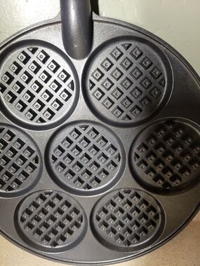This Nordic Ware Silver Dollar Waffle Griddle